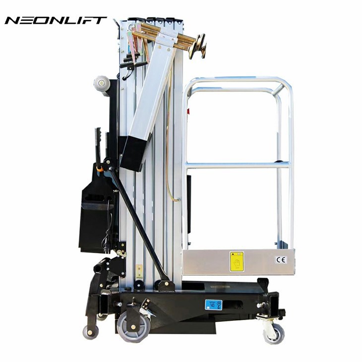 Single-mast Aluminum Platform