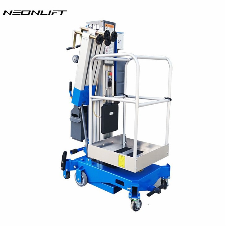 Single-mast Aluminum Platform