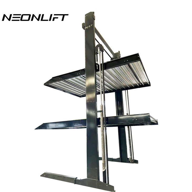 Hydraulic Two Post Parking Lift For 3 Cars